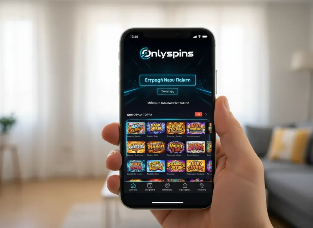 Οδηγίες εγγραφής Onlyspins sign up για παίκτες