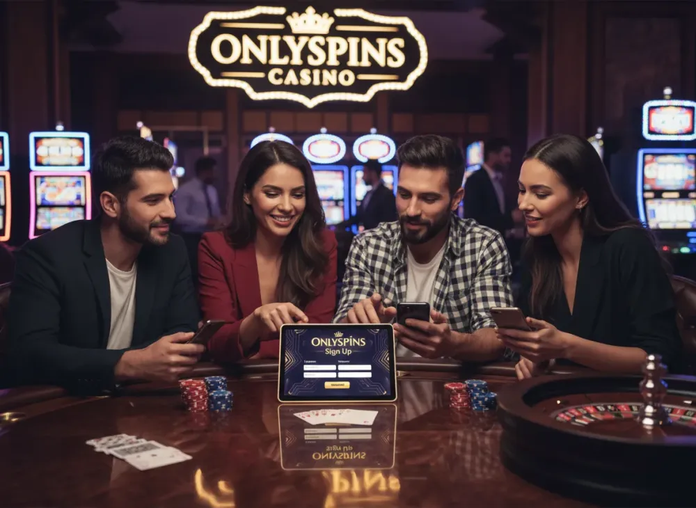 Οδηγίες εγγραφής Onlyspins sign up για παίκτες